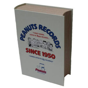 New Peanuts Records Since 1950 Records Cardboard Storage Collectable Box Snoopy
